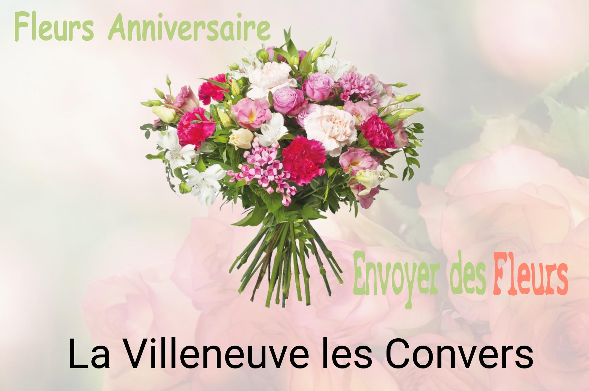 Bouquet de fleurs d’anniversaire livré à La Villeneuve-les-Convers